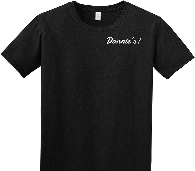 Custom Adult Soft Style 100% Cotton Black T-Shirt