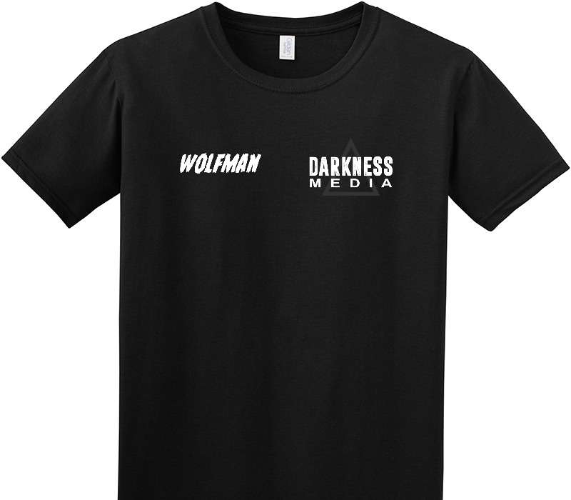 Custom Adult Soft Style 100% Cotton Black T-Shirt