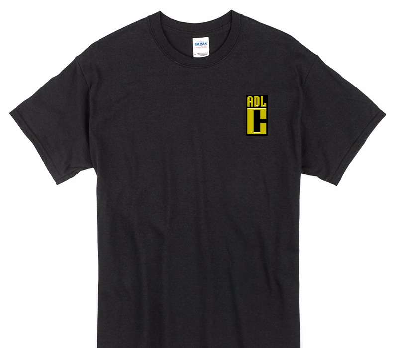 Custom Gildan 100% Cotton Black T-Shirt
