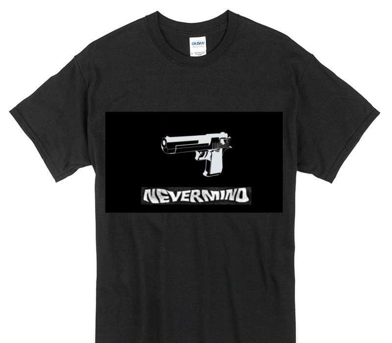 Custom Gildan 100% Cotton Black T-Shirt