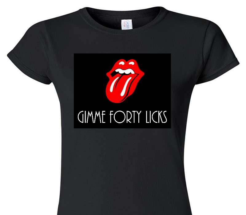 Custom Womens Soft Style 100% Cotton Black T-Shirt