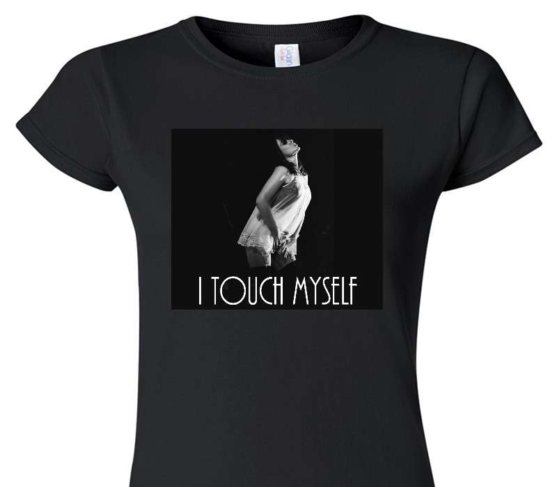 Custom Womens Soft Style 100% Cotton Black T-Shirt