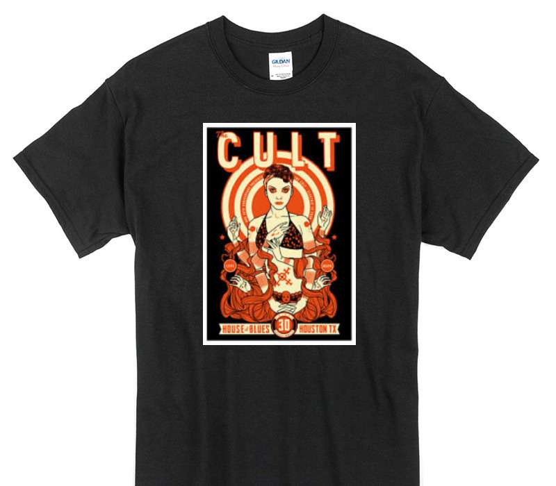 Custom Gildan 100% Cotton Black T-Shirt