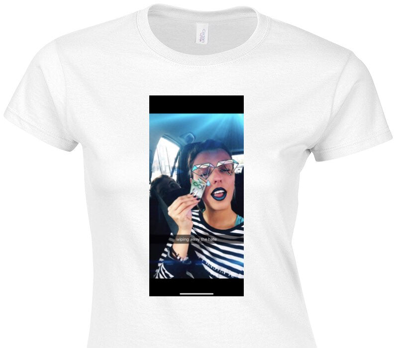Custom Womens Soft Style 100% Cotton White T-Shirt