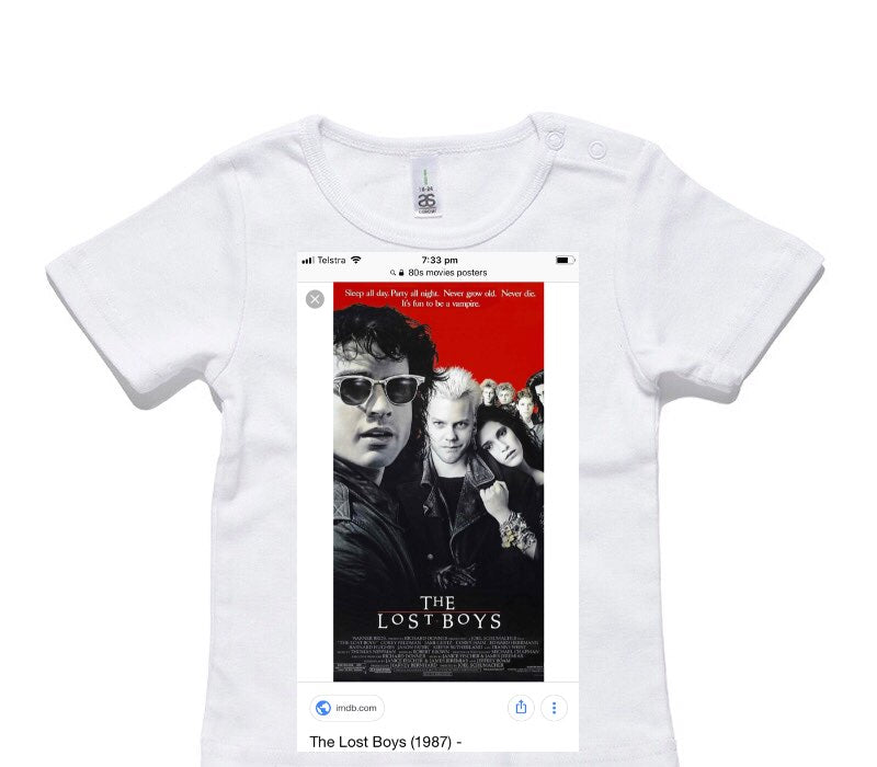 Custom AS Colour White Baby T-Shirt