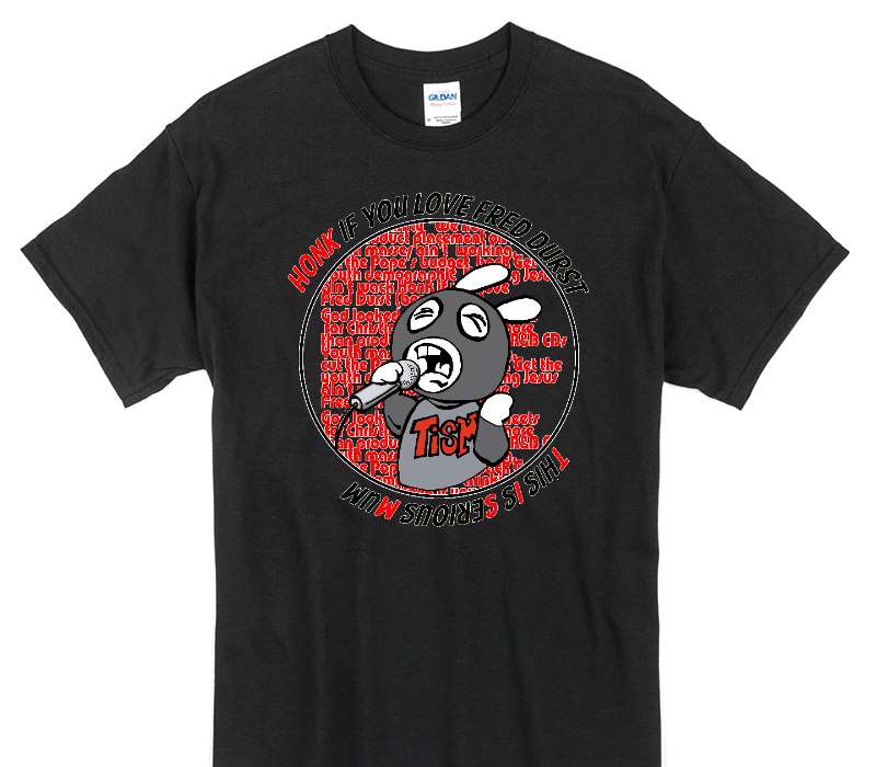 Custom Gildan 100% Cotton Black T-Shirt