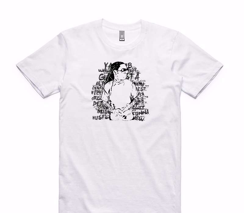 Custom AS Colour 100% Cotton White T-Shirt