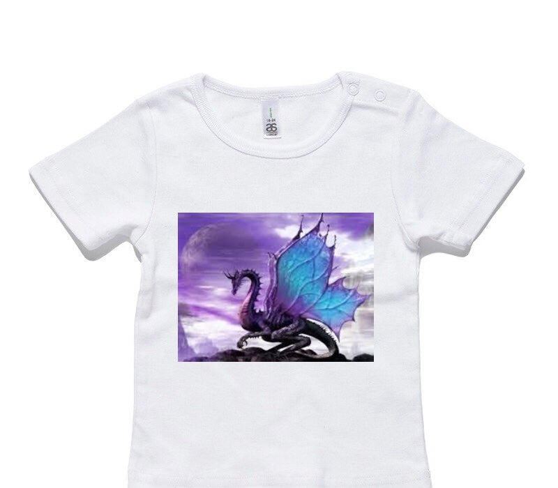 Custom AS Colour White Baby T-Shirt