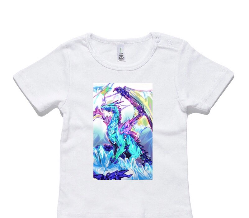 Custom AS Colour White Baby T-Shirt