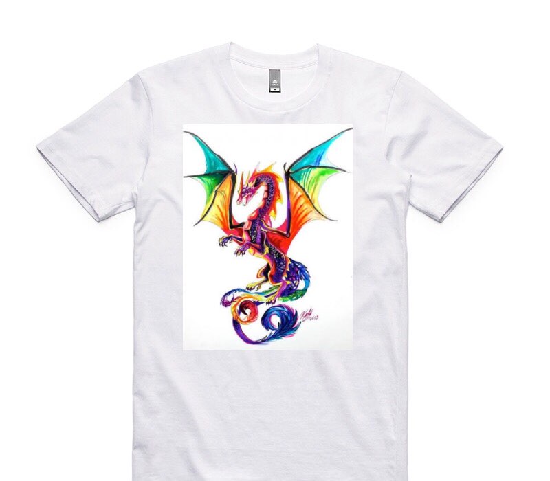 Custom AS Colour 100% Cotton White T-Shirt