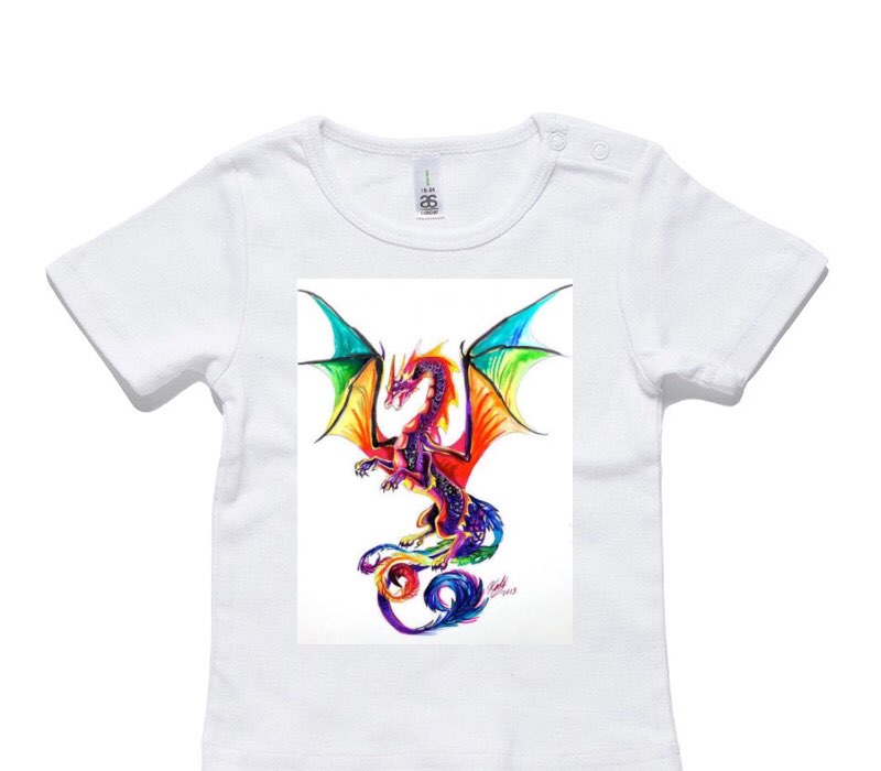 Custom AS Colour White Baby T-Shirt