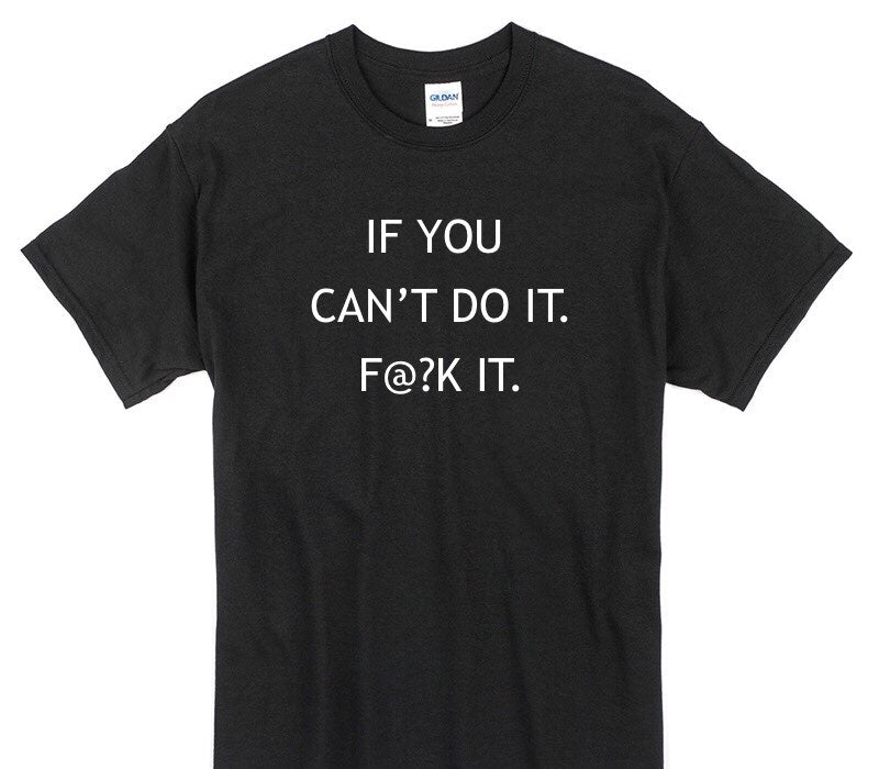 Custom Gildan 100% Cotton Black T-Shirt