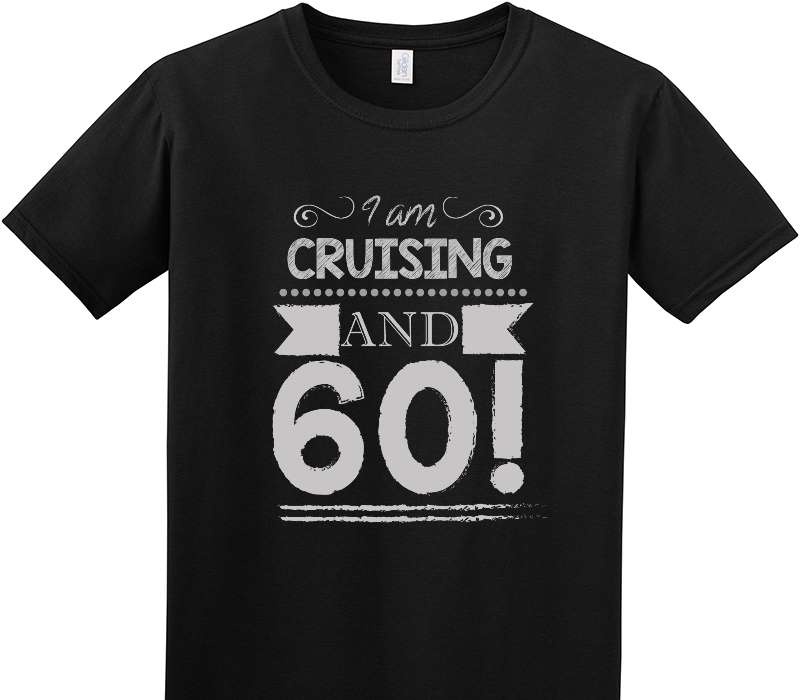 Custom Adult Soft Style 100% Cotton Black T-Shirt