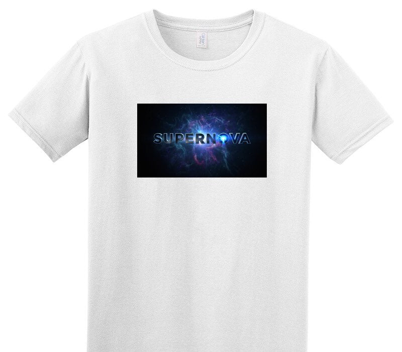 Custom Adult Soft Style 100% Cotton White T-Shirt