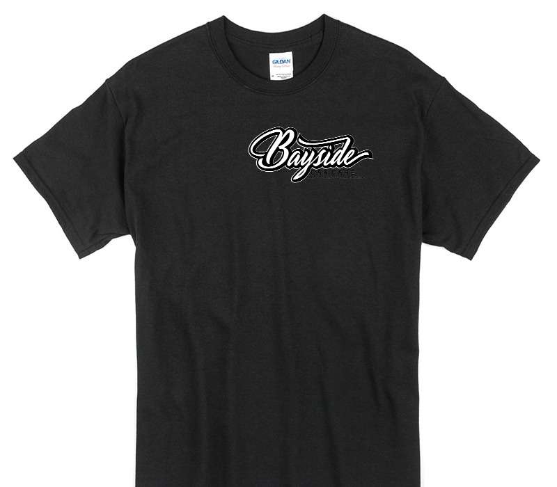 Custom Gildan 100% Cotton Black T-Shirt