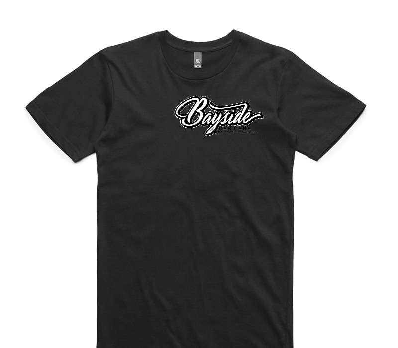 Custom AS Colour 100% Cotton Black T-Shirt