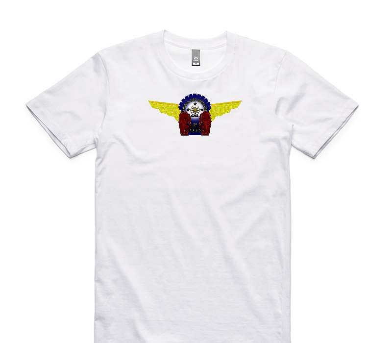 Custom AS Colour 100% Cotton White T-Shirt
