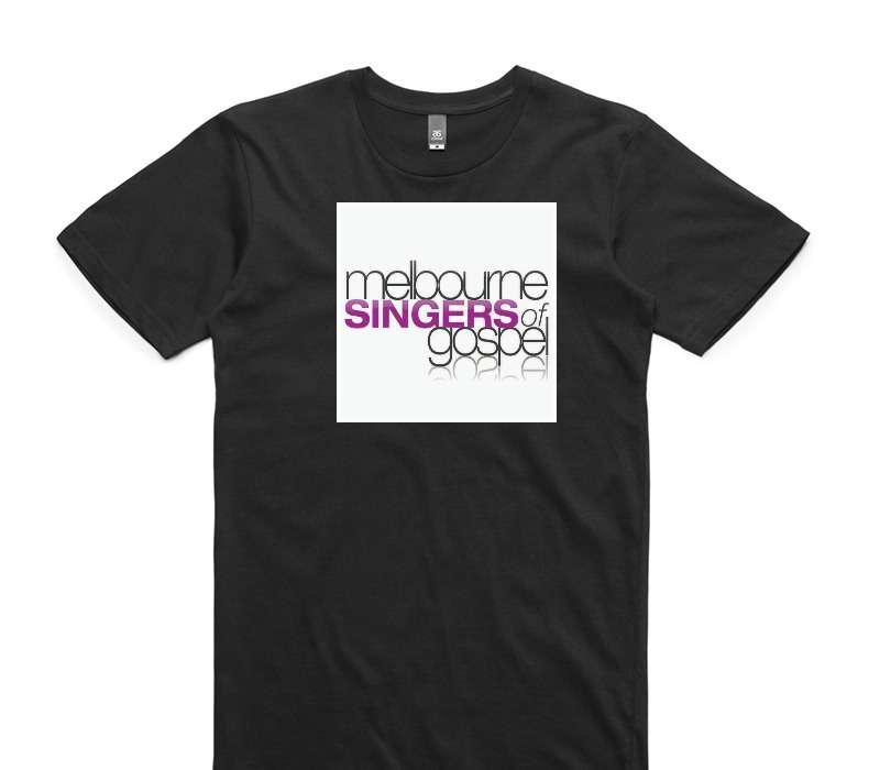 Custom AS Colour 100% Cotton Black T-Shirt