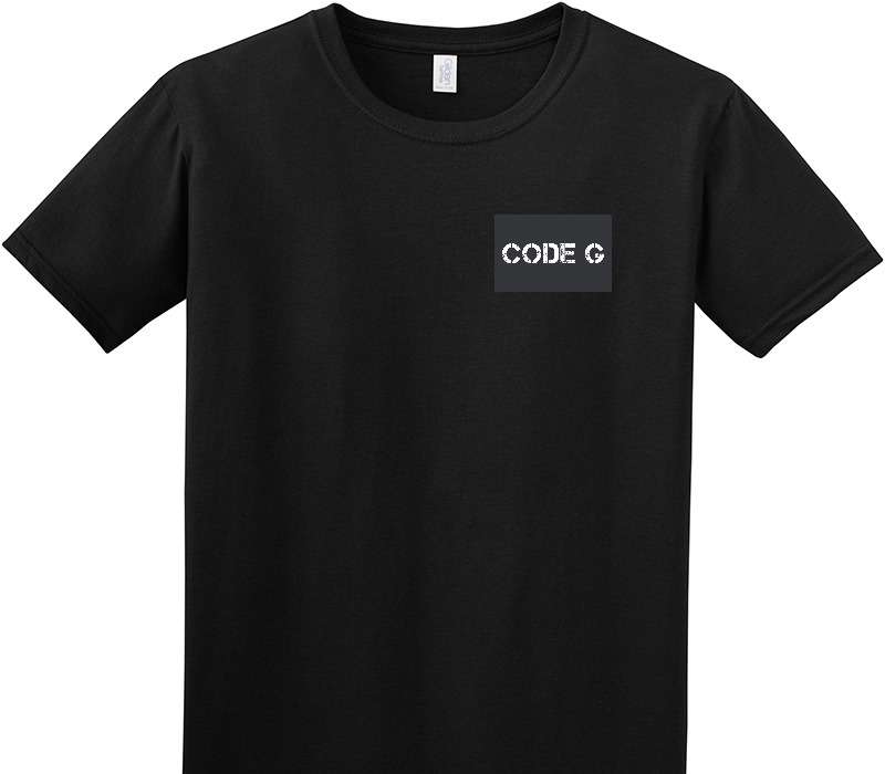 Custom Adult Soft Style 100% Cotton Black T-Shirt