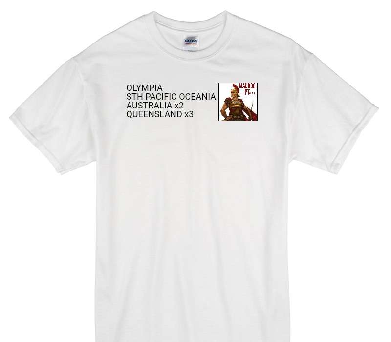 Custom Gildan 100% Cotton White T-Shirt