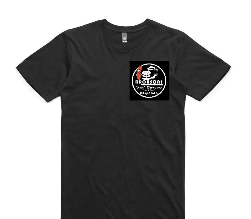 Custom AS Colour 100% Cotton Black T-Shirt