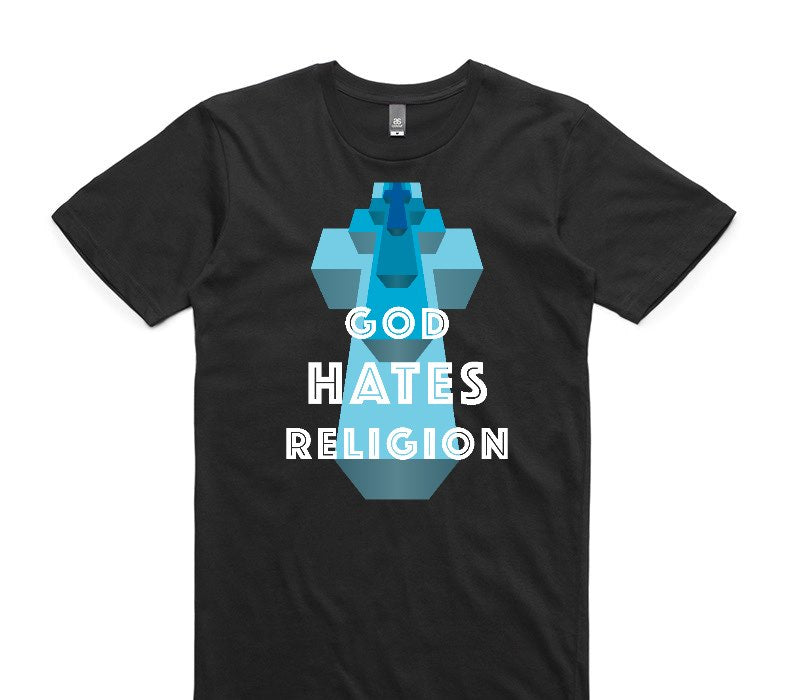 Custom AS Colour 100% Cotton Black T-Shirt