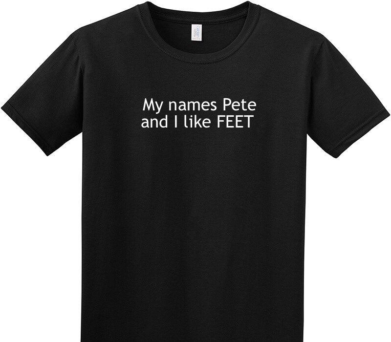 Custom Adult Soft Style 100% Cotton Black T-Shirt