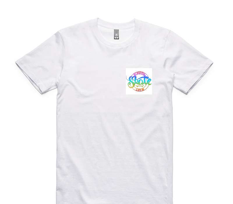 Custom AS Colour 100% Cotton White T-Shirt