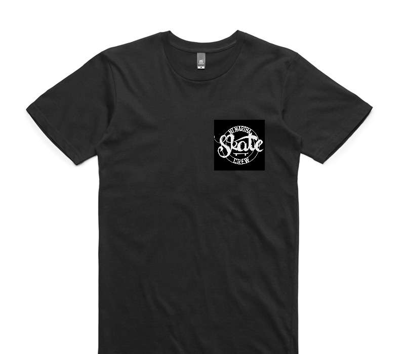 Custom AS Colour 100% Cotton Black T-Shirt