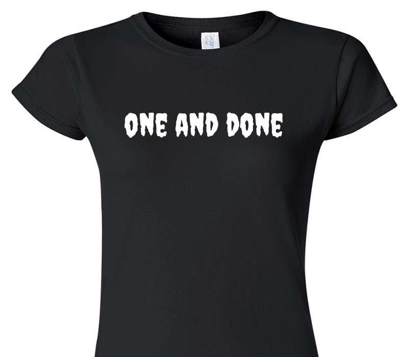 Custom Womens Soft Style 100% Cotton Black T-Shirt