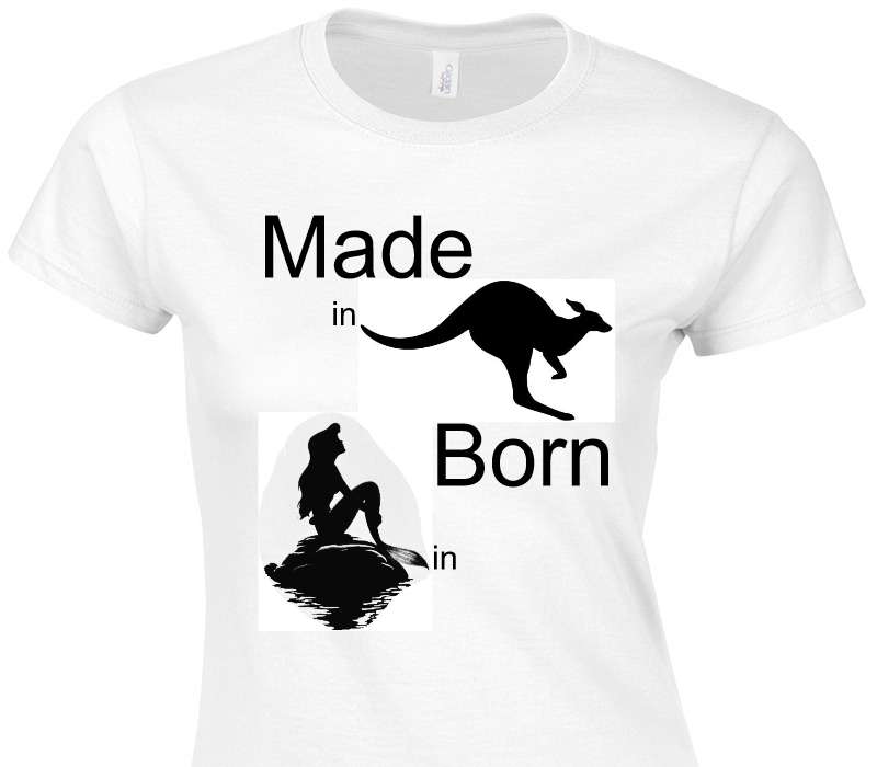 Custom Womens Soft Style 100% Cotton White T-Shirt