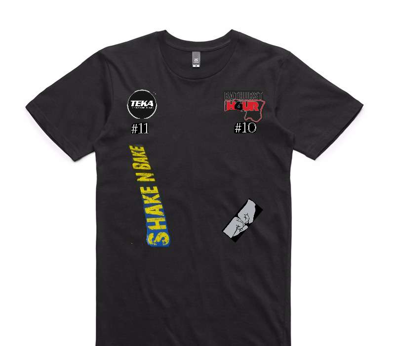 Custom AS Colour 100% Cotton Black T-Shirt