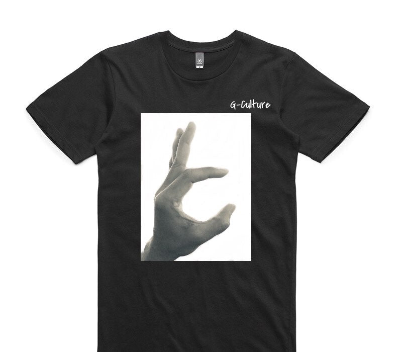 Custom AS Colour 100% Cotton Black T-Shirt