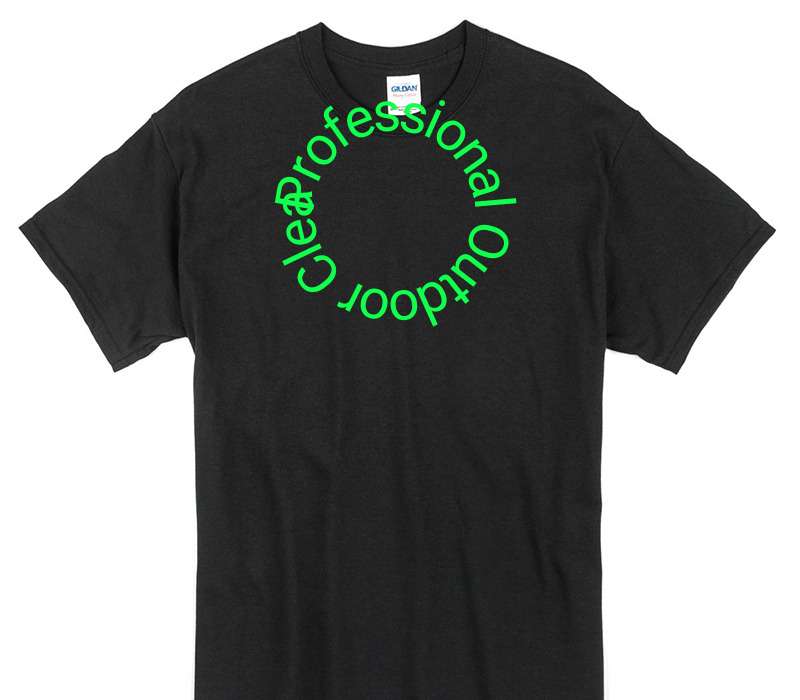 Custom Gildan 100% Cotton Black T-Shirt