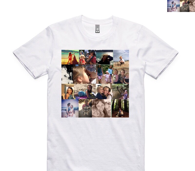 Custom AS Colour 100% Cotton White T-Shirt