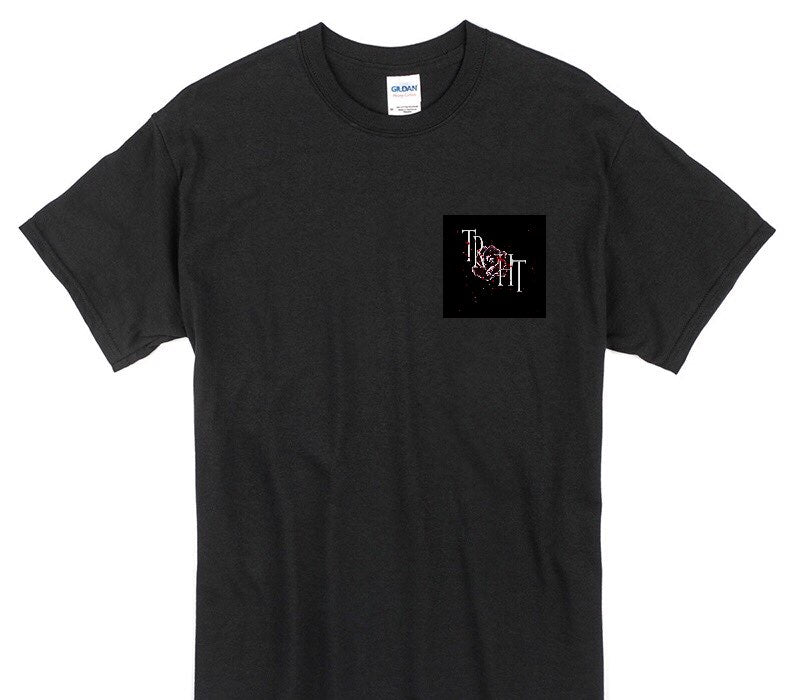 Custom Gildan 100% Cotton Black T-Shirt