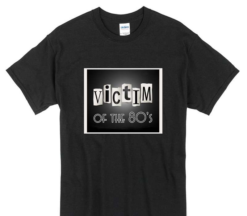 Custom Gildan 100% Cotton Black T-Shirt