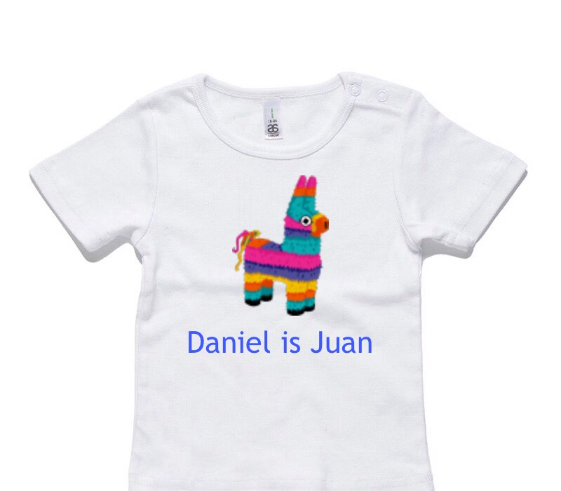 Custom AS Colour White Baby T-Shirt