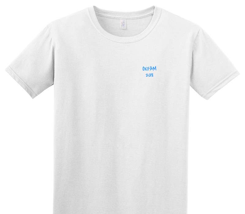 Custom Adult Soft Style 100% Cotton White T-Shirt