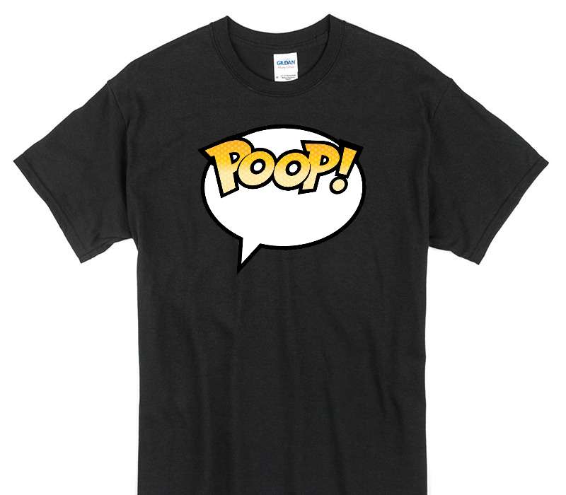 Custom Gildan 100% Cotton Black T-Shirt