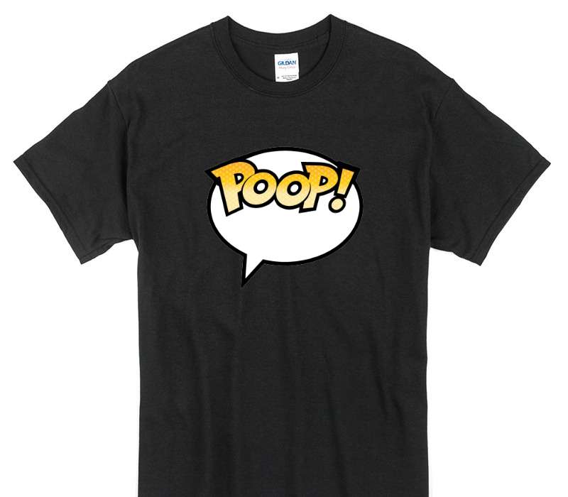 Custom Gildan 100% Cotton Black T-Shirt