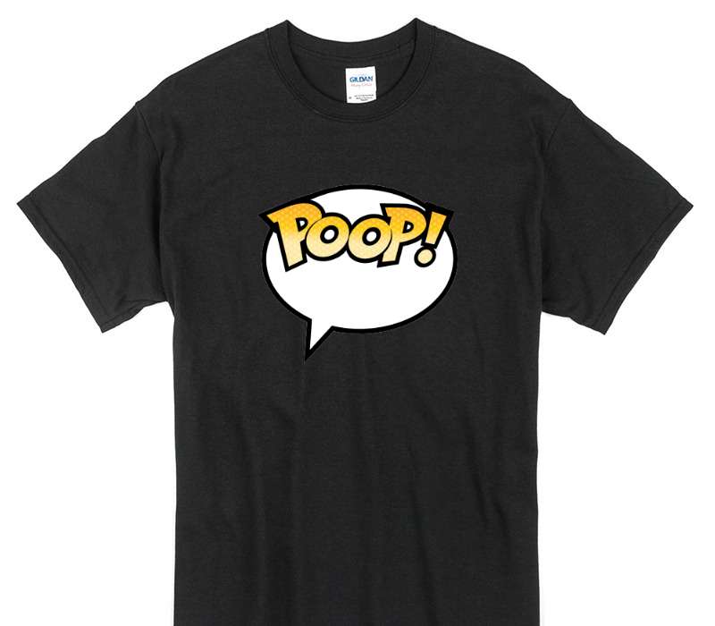 Custom Gildan 100% Cotton Black T-Shirt