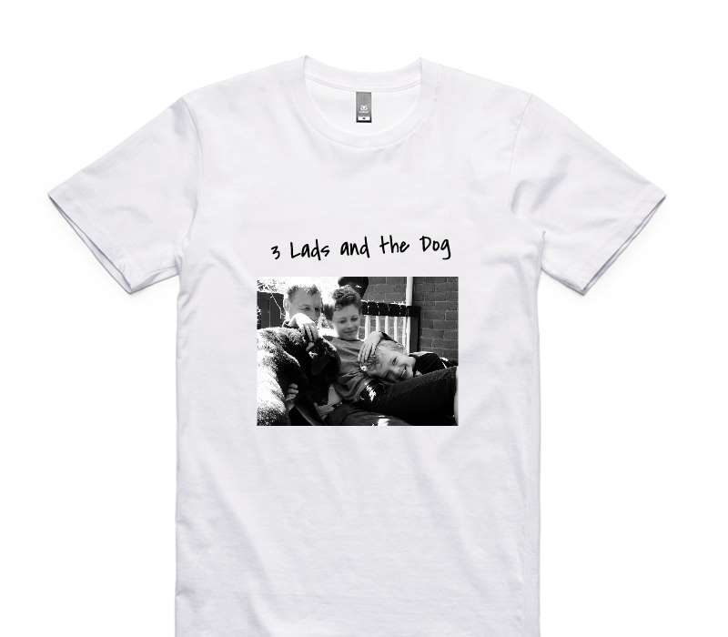 Custom AS Colour 100% Cotton White T-Shirt