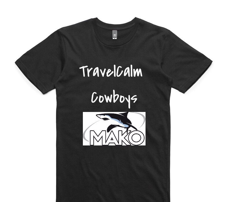 Custom AS Colour 100% Cotton Black T-Shirt