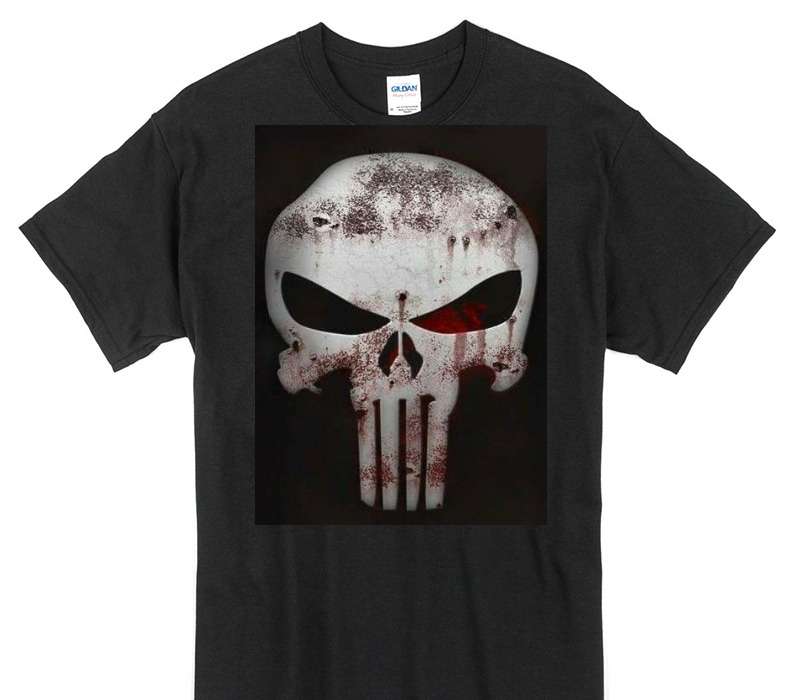 Custom Gildan 100% Cotton Black T-Shirt