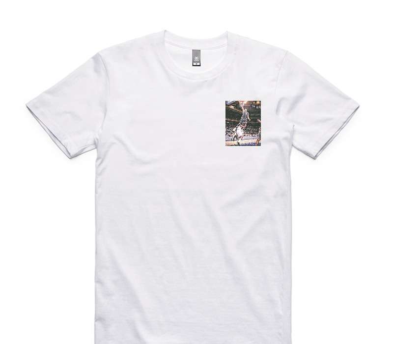 Custom AS Colour 100% Cotton White T-Shirt