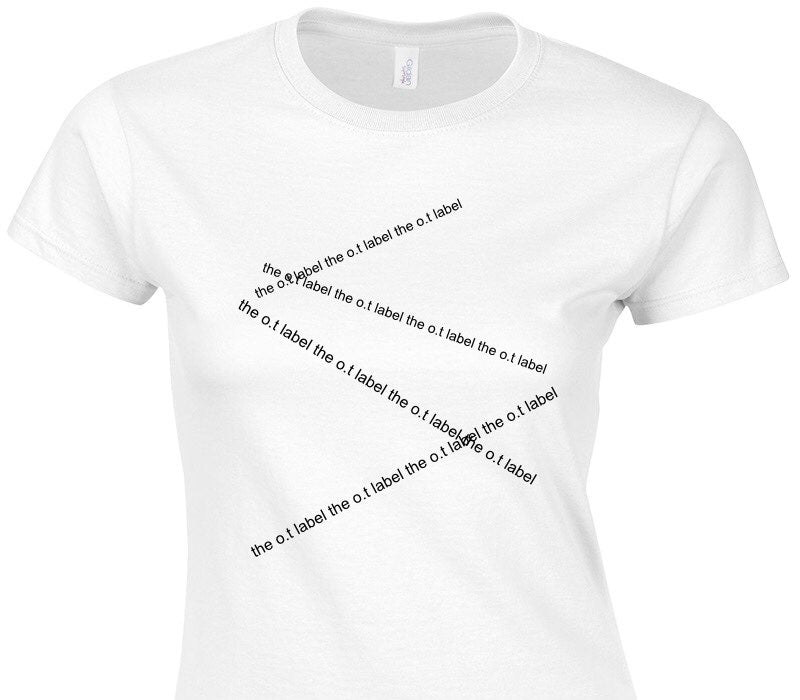 Custom Womens Soft Style 100% Cotton White T-Shirt