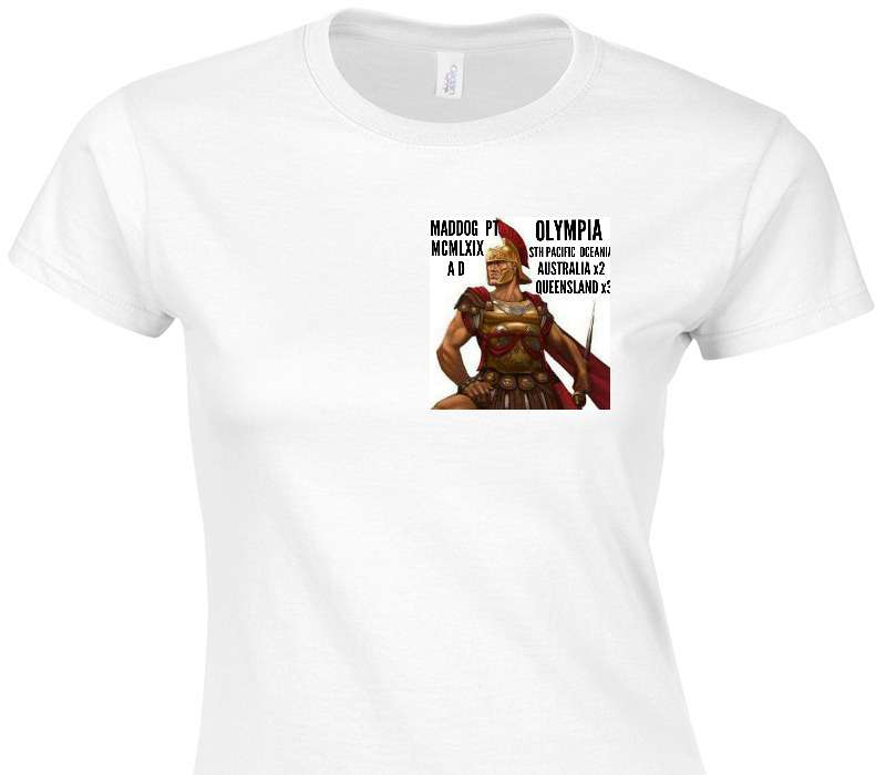 Custom Womens Soft Style 100% Cotton White T-Shirt