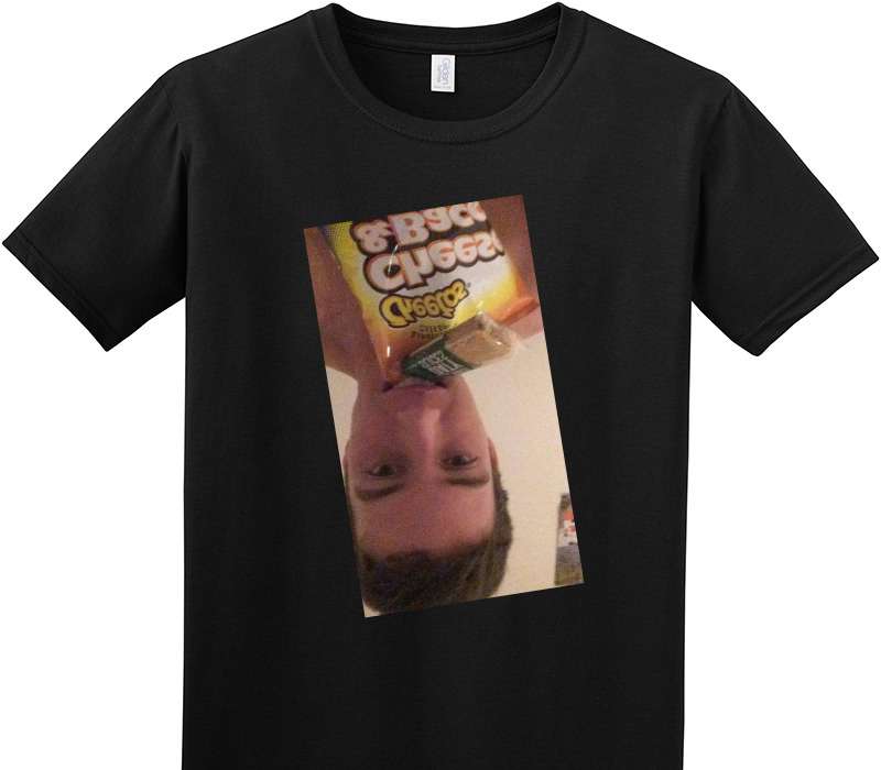 Custom Adult Soft Style 100% Cotton Black T-Shirt