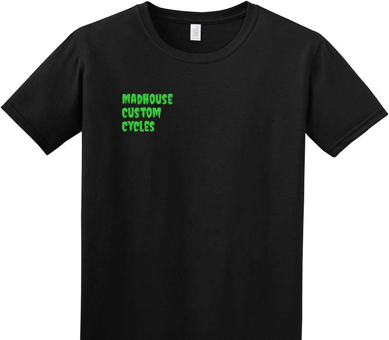 Custom Adult Soft Style 100% Cotton Black T-Shirt